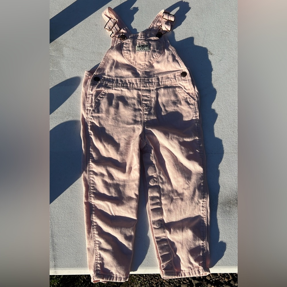 🦒[5/$15] Oshkosh pink overalls
